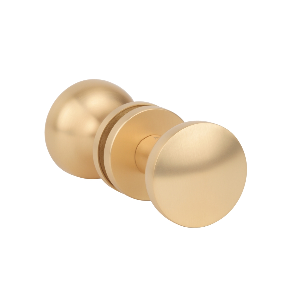 Aprile deurknoppen Ortica mat goud - vast/draaibaar