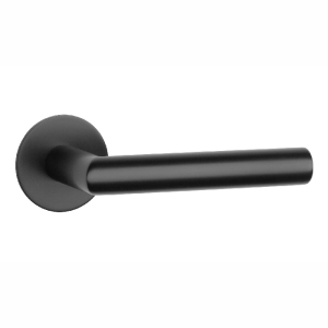 Zwarte deurkrukken OVAL 1750 ultra dun 3mm