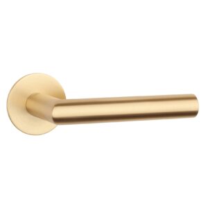 Deurkrukken OVAL 1750 ultra dun 3mm mat goud