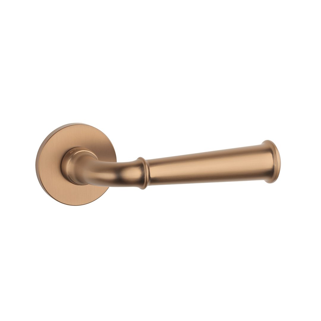 Stile deurklink Ibra Rosette - licht bruin